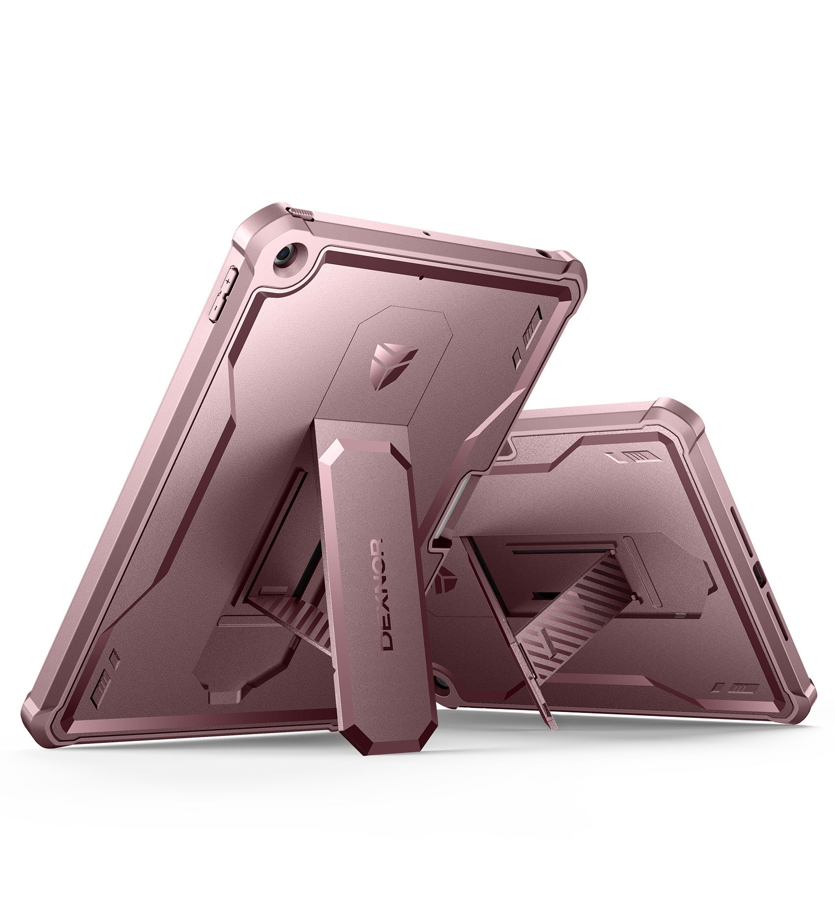 Dexnor Tablet Case for iPad 2019/2020/2021 With Screen Protector Full Body Bumper Kickstand Heavy-duty Shockproof Rugged Pen Holder Cover.