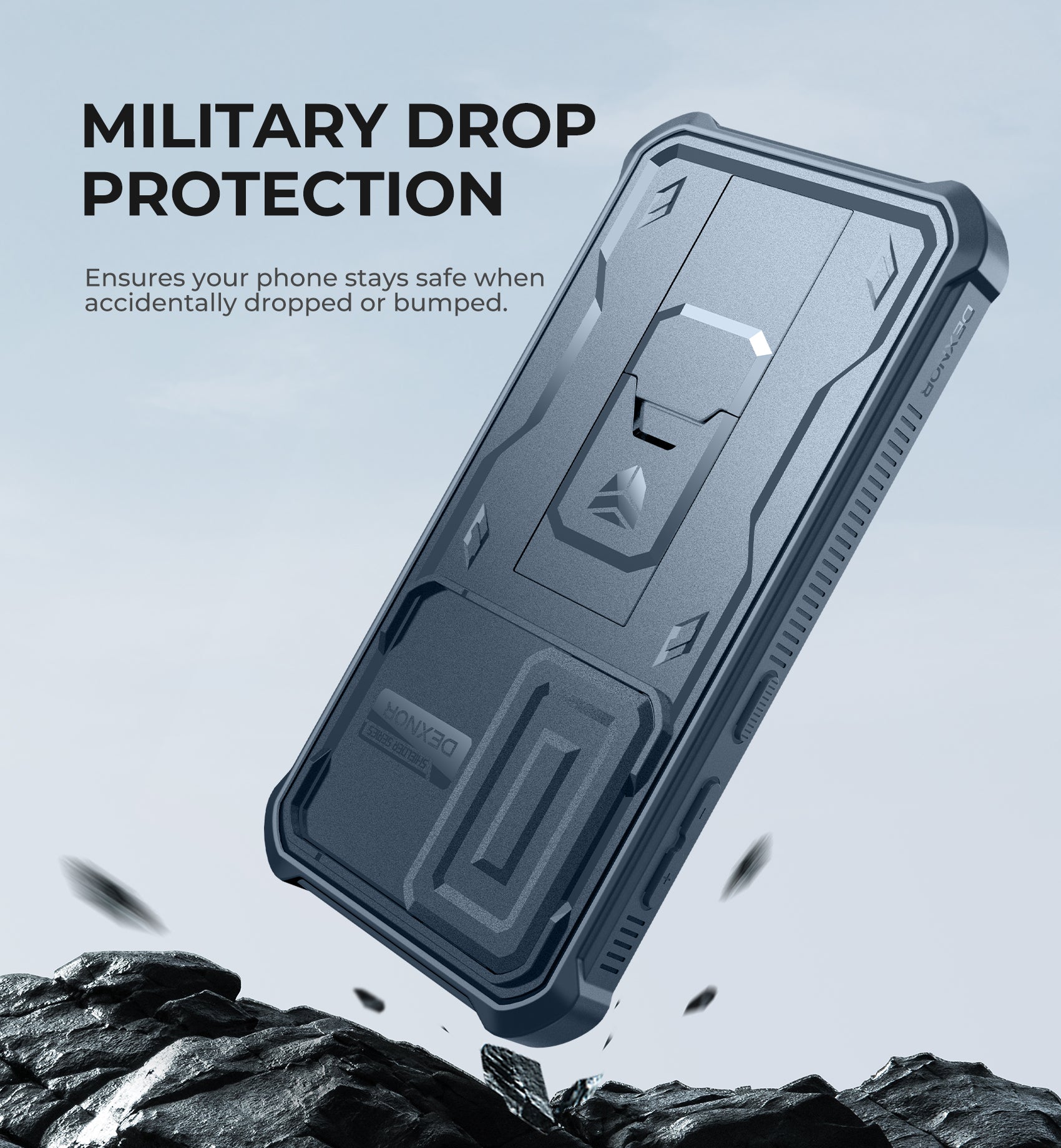 For Samsung Galaxy S24 Case with Built-in Slide Camera Cover & Screen Protector & Kickstand, Heavy-Duty Shockproof Rugged Case