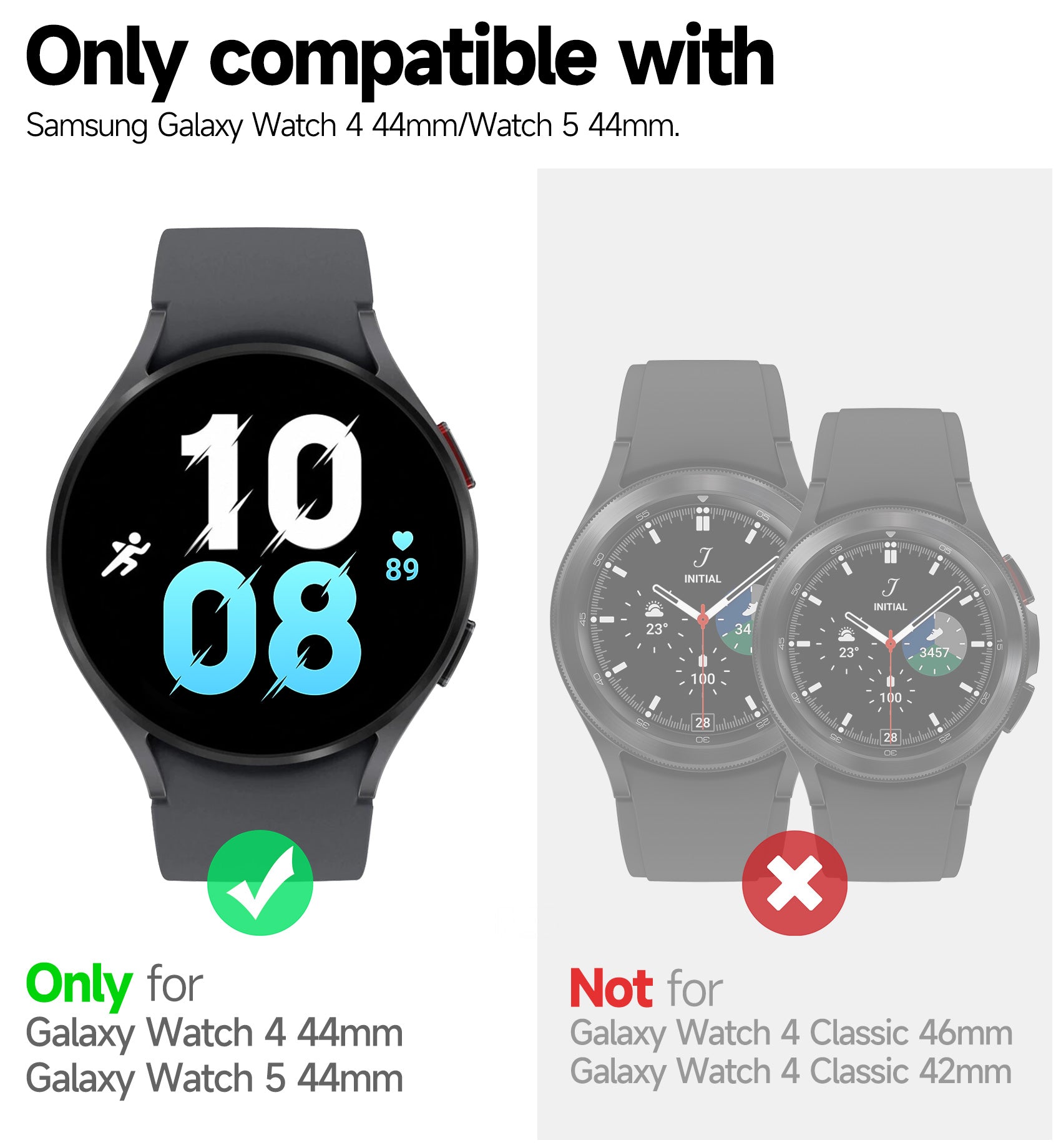 Case for Samsung Galaxy Watch4/Watch5 44mm