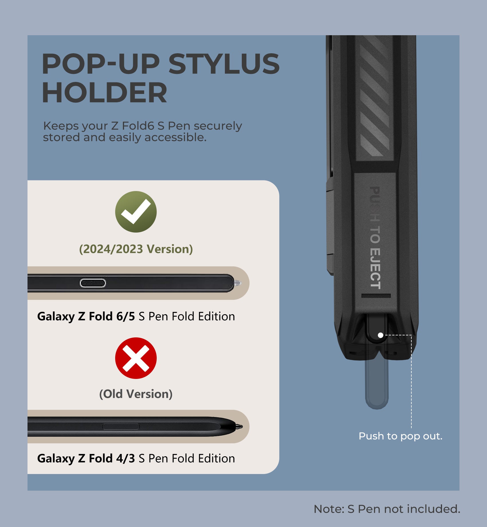 SHIELDER SERIES Case for Samsung Galaxy Z Fold 6 With Hinge Coverage Screen Protector Full Body Bumper Kickstand Heavy-duty Shockproof Rugged Military Grade Cover.