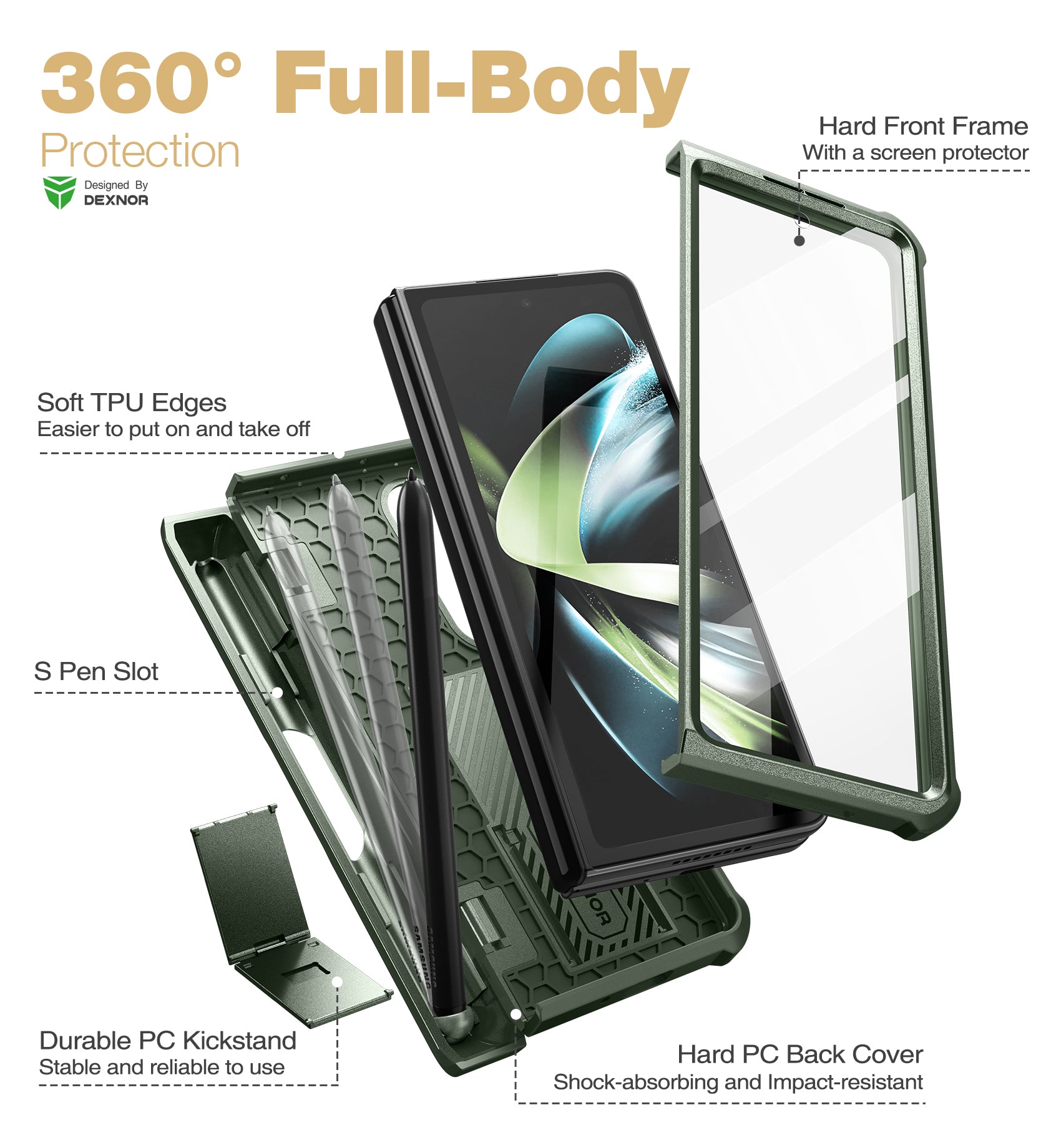 For Samsung Galaxy Z Fold 4 case